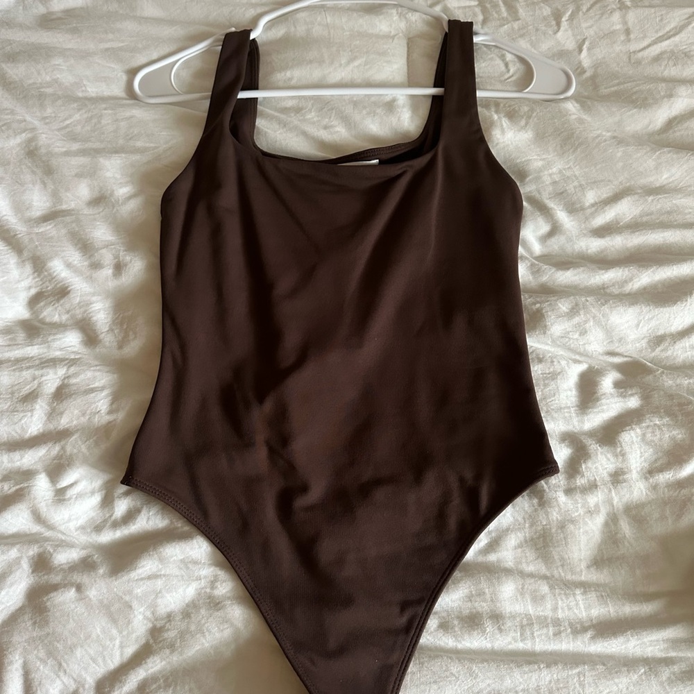 Aritzia Brown Bodysuit